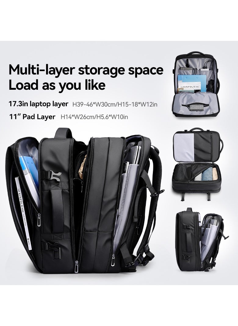 MARK RYDEN MARK RYDEN 9822 KR Expandable Business,Casual Laptop Backpack Fits for 17.3 Laptop with USB port  - Image 5