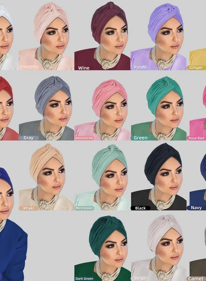 Take Two Dark Blue Turban Headwrap