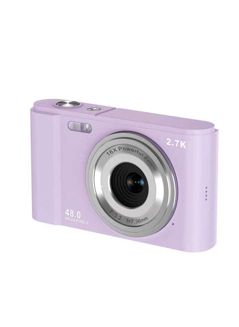48 Megapixel High-Definition Digital Entry-Level Mini Camera, Home Shooting, Black, Includes 32GB Memory Card