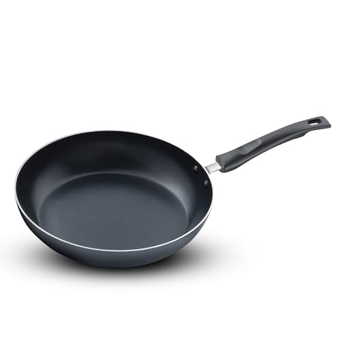 Judge By Prestige 28Cm (2.8L) Everyday Non-Stick Fry Pan (Aluminium) |Low Oil Cooking | Easy to Clean |Cool Touch Handle, Black - Image 1