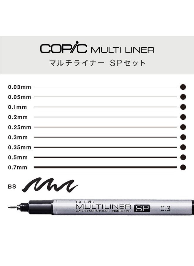 COPIC - Markers MLSP10A SP Multiliner Set A - Image 1