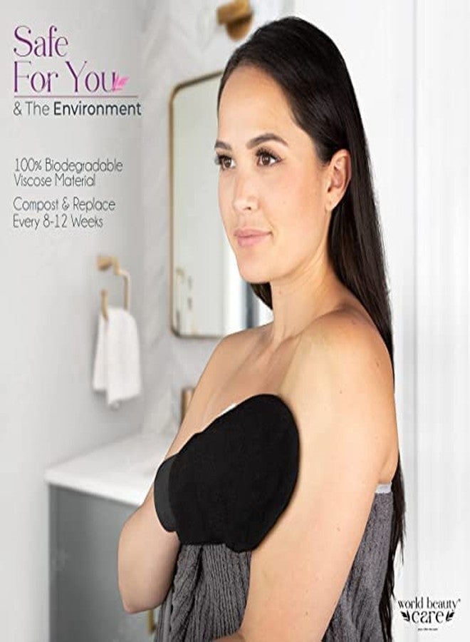 PULSBERY Exfoliating Glove/Bath Glove/Bath Scrub Exfoliating Dead Skin Removal Bath Body Glove,Deep Clean Exfoliating Tool to Remove Dead Skin and Dirt,Home Spa (PACK OF 3) - Image 4