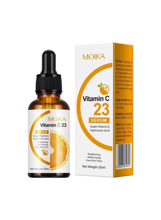 مويكا سيروم إميلي بيوتي فيتامين سي 23 - سيروم وجه قوي للتفتيح ومكافحة الشيخوخة مع حمض الهيالورونيك ومضادات الأكسدة لبشرة مشعة - Image 1