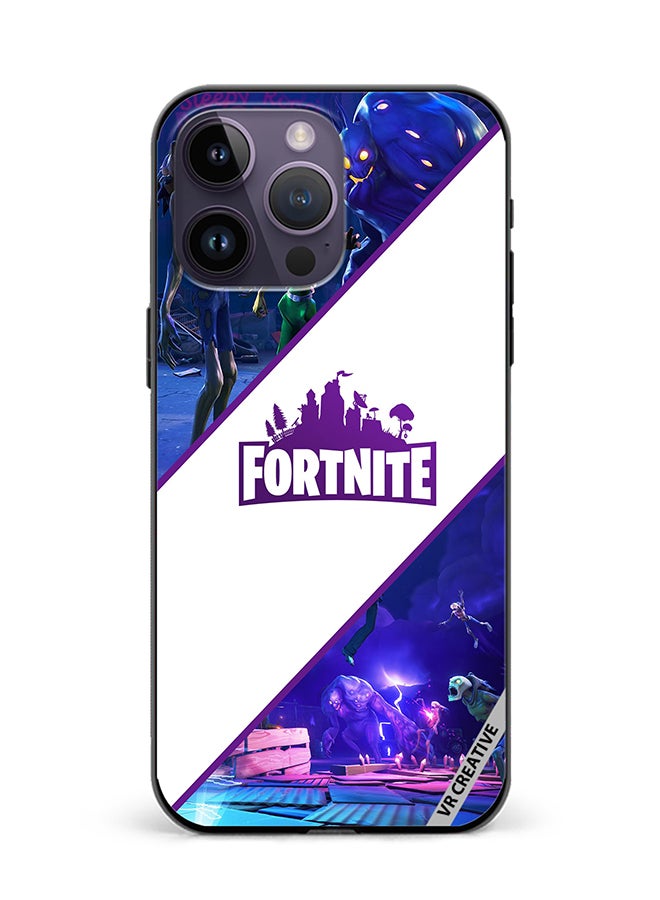 VR CREATIVE Protective Case Cover For Apple iPhone 16 Pro Max Fortnite Design Multicolour