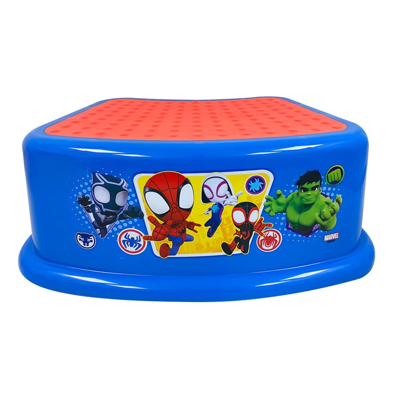 Ginsey Spidey And His Amazing Friends Team Up Step Stool - Kids Step Stool 1 Count 1.07 Pounds - Image 1