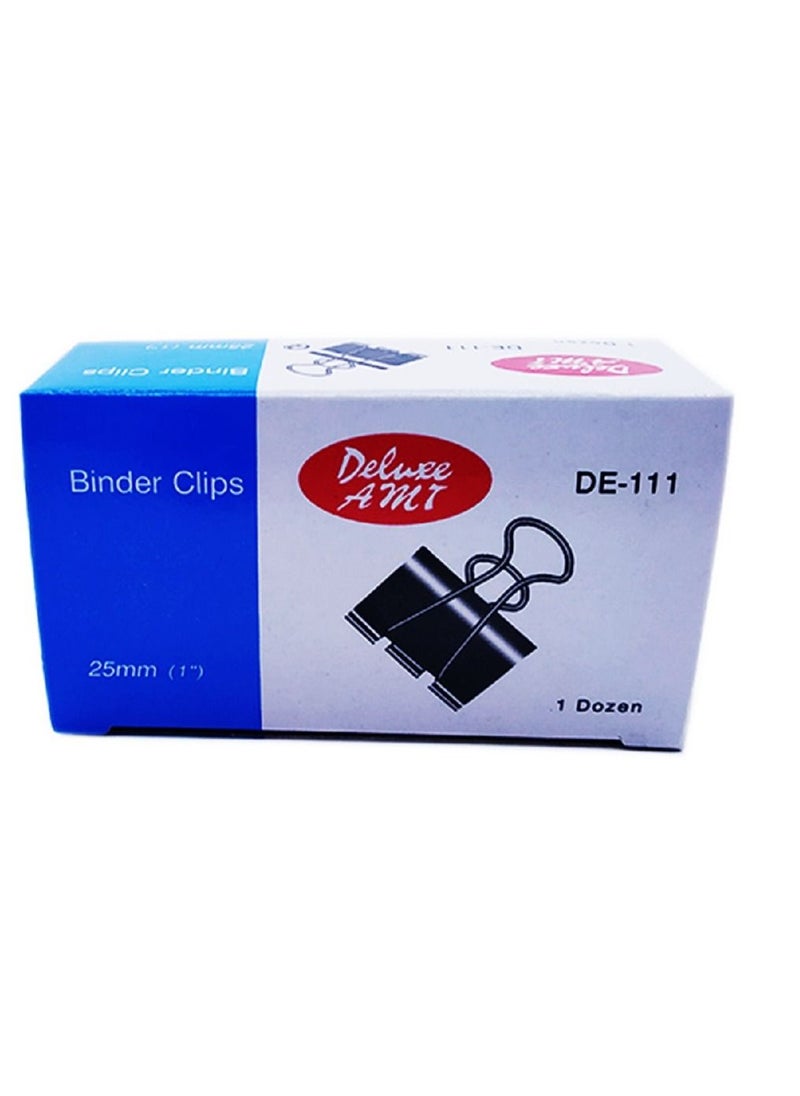 Deluxe Amt - Deluxe Binder clip 25mm (1 x12) - Image 1