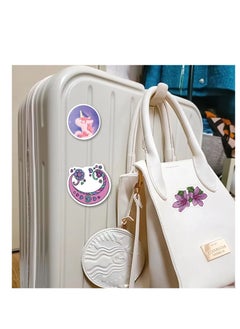 KASTWAVE Cute Purple Stickers, Kawaii Waterproof Stickers Funny Aesthetic Stickers Water Bottles Laptop Stocking Stuffer Sticker Packs Purple Stickers Laptop Computer Stickers for Kids Teens Girls (100 Pcs)  - Image 3