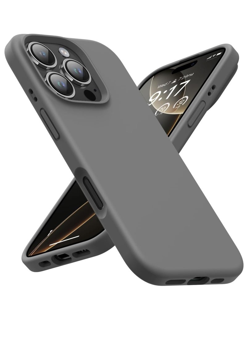 بورتوني جراب iPhone 16 Pro Max مصنوع من السيليكون السائل المضاد للخدش ومضاد لبصمات الأصابع وملمس حريري ناعم وغطاء واقٍ مقاوم للصدمات لهاتف Apple iPhone 16 Pro Max - Image 1