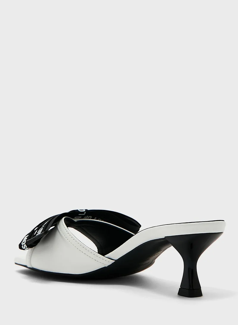 Love Moschino Love Bow Sandals