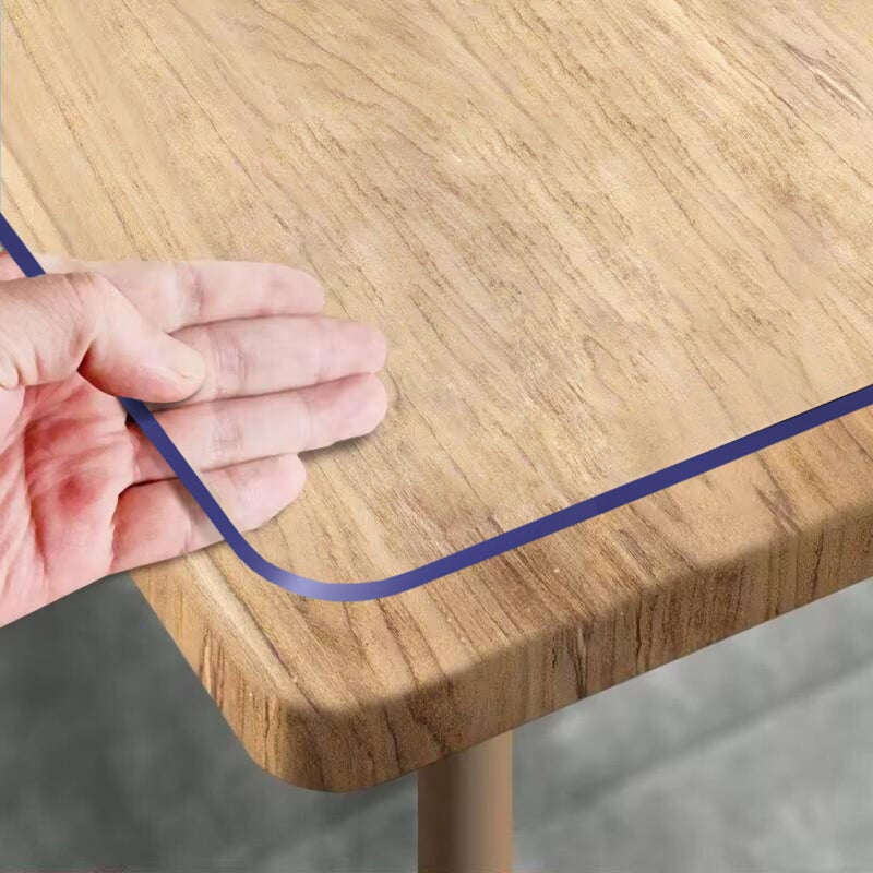 Royhom Clear Table Protector 36 x 60 Inch - 1.5mm Thick Plastic Table Cover, Clear Table Cover Protector Rectangle, Waterproof PVC Desk Mat for Coffee Table, Writing Desk, Dining Room, Dresser - Image 1