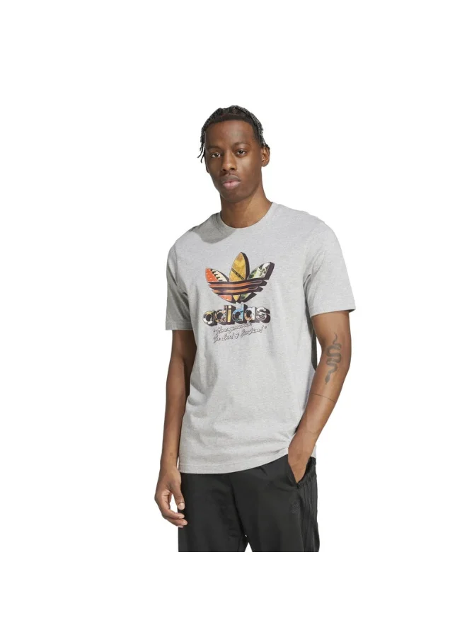 Adidas adidas Q12 TS GREETING Grey Originals Men T-SHIRTS