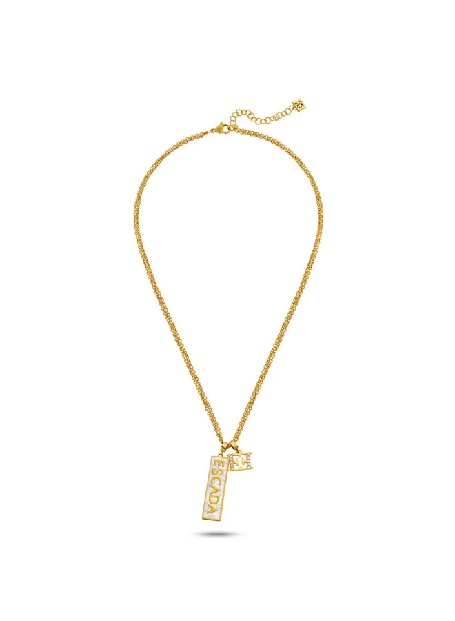 Escada Caroline Gold Plated 316L Stainless Steel Pendant Necklace for Women