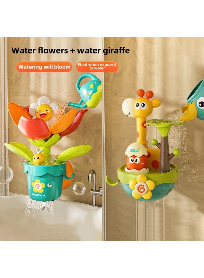Baby Bath Toys Flowering In Water Children's Water Spray Baby Boys And Girls Summer Play Water Sprinkling Shower-Color:Playing Bird Opp - Image 2