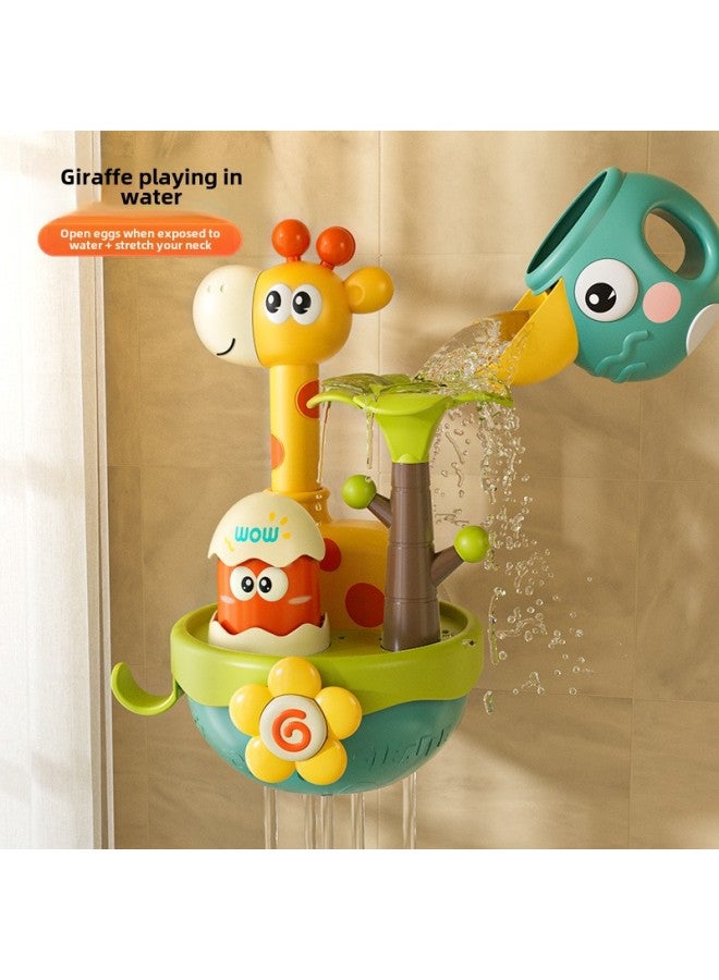 Baby Bath Toys Flowering In Water Children's Water Spray Baby Boys And Girls Summer Play Water Sprinkling Shower-Color:Playing Bird Opp - Image 3
