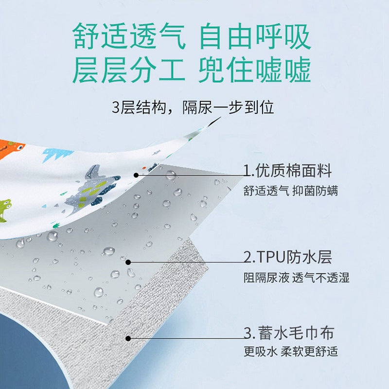 Children'S Diapers, Anti-Bedwetting Pads, Terry Diaper Skirts, Girls' Anti-Leakage Diapers, Waterproof Cloth, Toilet Boys' Diapers - Image 4