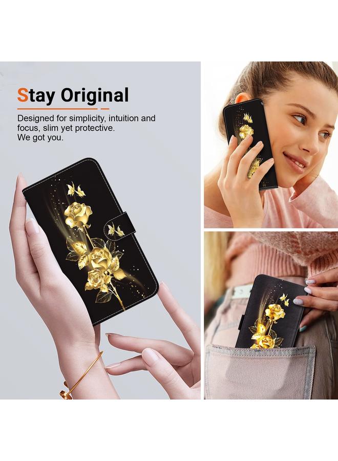 اس-توب جراب لهاتف Huawei Nova 12 Ultra مصنوع من الجلد برسومات كريستالية ملونة - Image 5