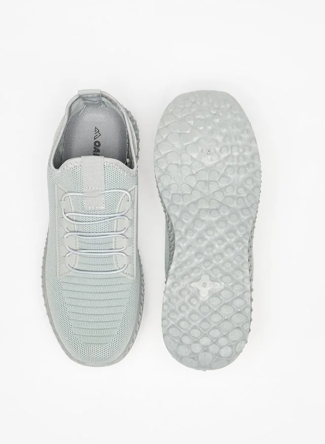 Oaklan by Shoexpress Textured Slip-On Sports Shoes