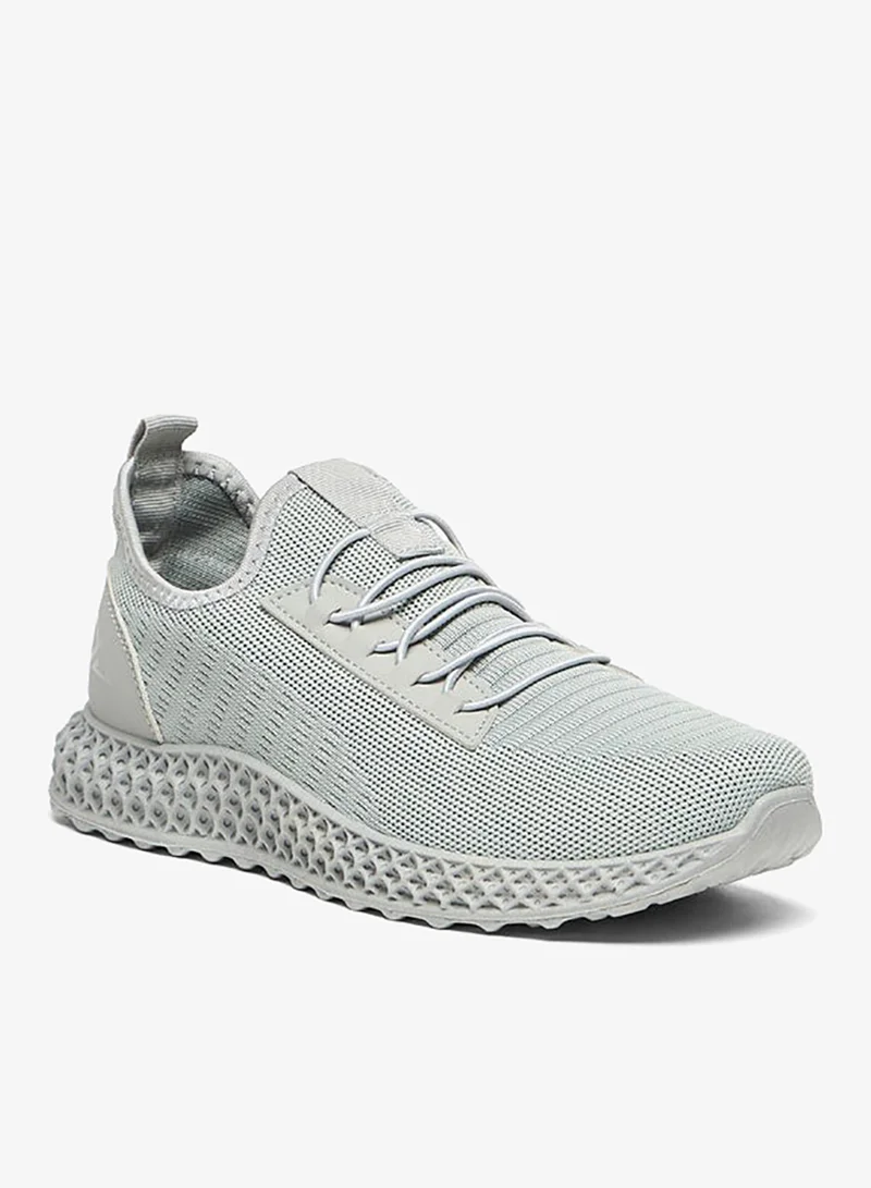 Oaklan by Shoexpress GREY Textured Slip-On Sports Shoes for Women | Best Price UAE