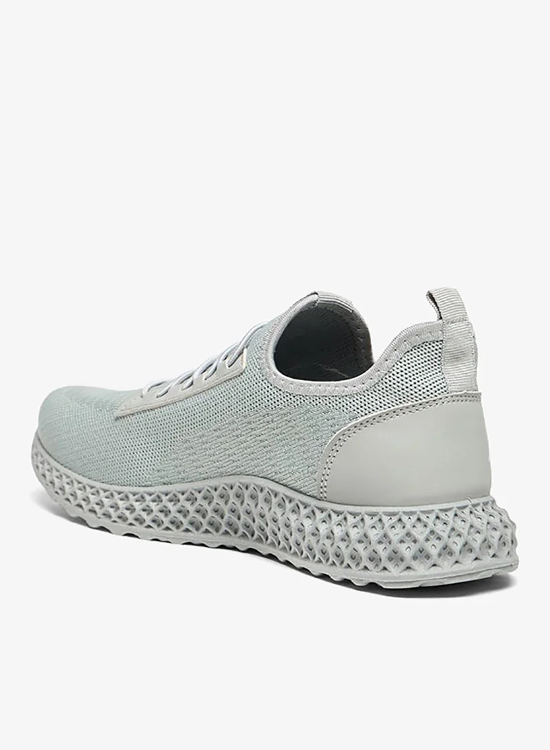Oaklan by Shoexpress GREY Textured Slip-On Sports Shoes for Women | Best Price UAE