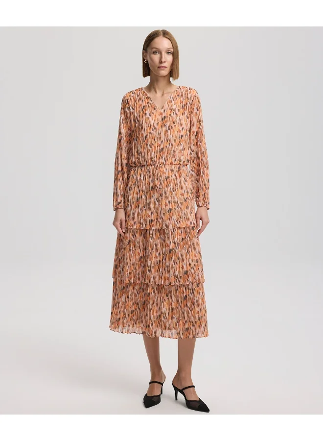 Ipekyol Printed V-Neck Dress