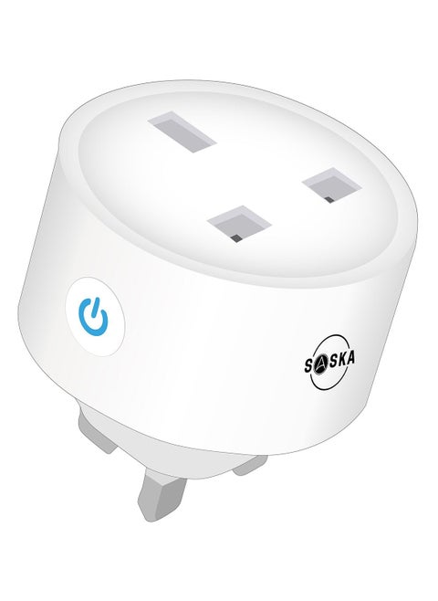 Smart Plug WIFI Outlet 16A Work With Alexa/Google Home, Remote Control Timer Function Energy Monitoring No Hub Required