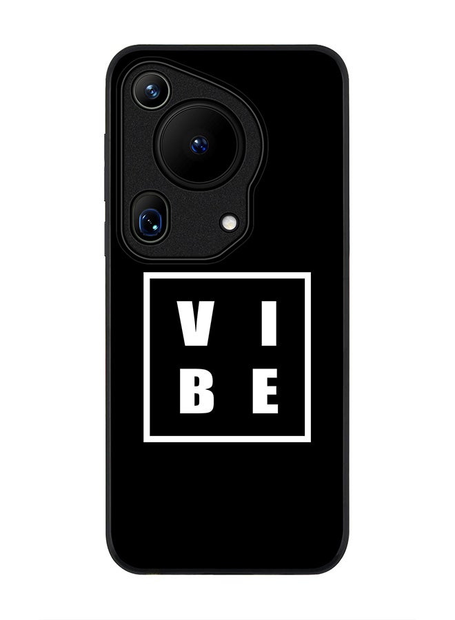 Stylizedd Rugged Black edge case for Huawei Pura 70 Ultra, Slim fit Soft Case Flexible Rubber Edges Anti Drop TPU Gel Thin Cover -  Vibe - Image 1