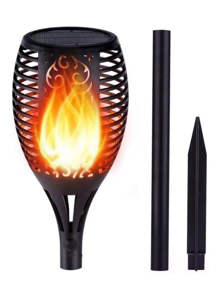 DubaiGallery Super Larger Size Solar Flame Torch Extra Bright Solar Lights Outdoor Decorative with Flickering Flame, Solar Outdoor Lights for Christmas Decoration Pathway Auto On and Off - Image 1