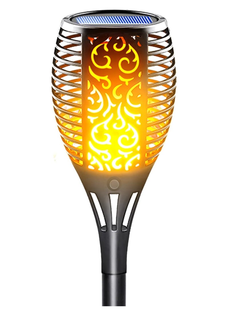 DubaiGallery Super Larger Size Solar Flame Torch Extra Bright Solar Lights Outdoor Decorative with Flickering Flame, Solar Outdoor Lights for Christmas Decoration Pathway Auto On and Off - Image 2