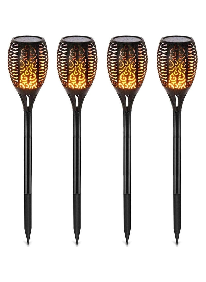 DubaiGallery Super Larger Size Solar Flame Torch Extra Bright Solar Lights Outdoor Decorative with Flickering Flame, Solar Outdoor Lights for Christmas Decoration Pathway Auto On and Off - Image 4