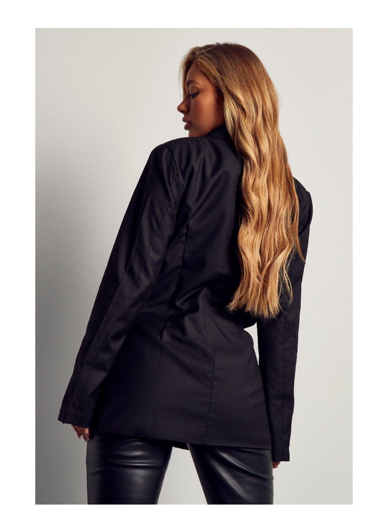 Miss Pap - Discodaydream Tailored Twist Cut Out Blazer - Image 1