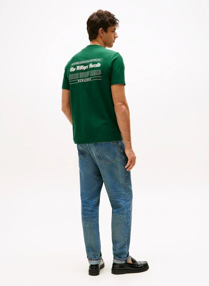 TOMMY HILFIGER Back Logo Jersey Crew Neck T-Shirt