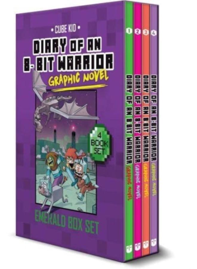 Diary of an 8-Bit Warrior Graphic Novel Emerald Box Set 