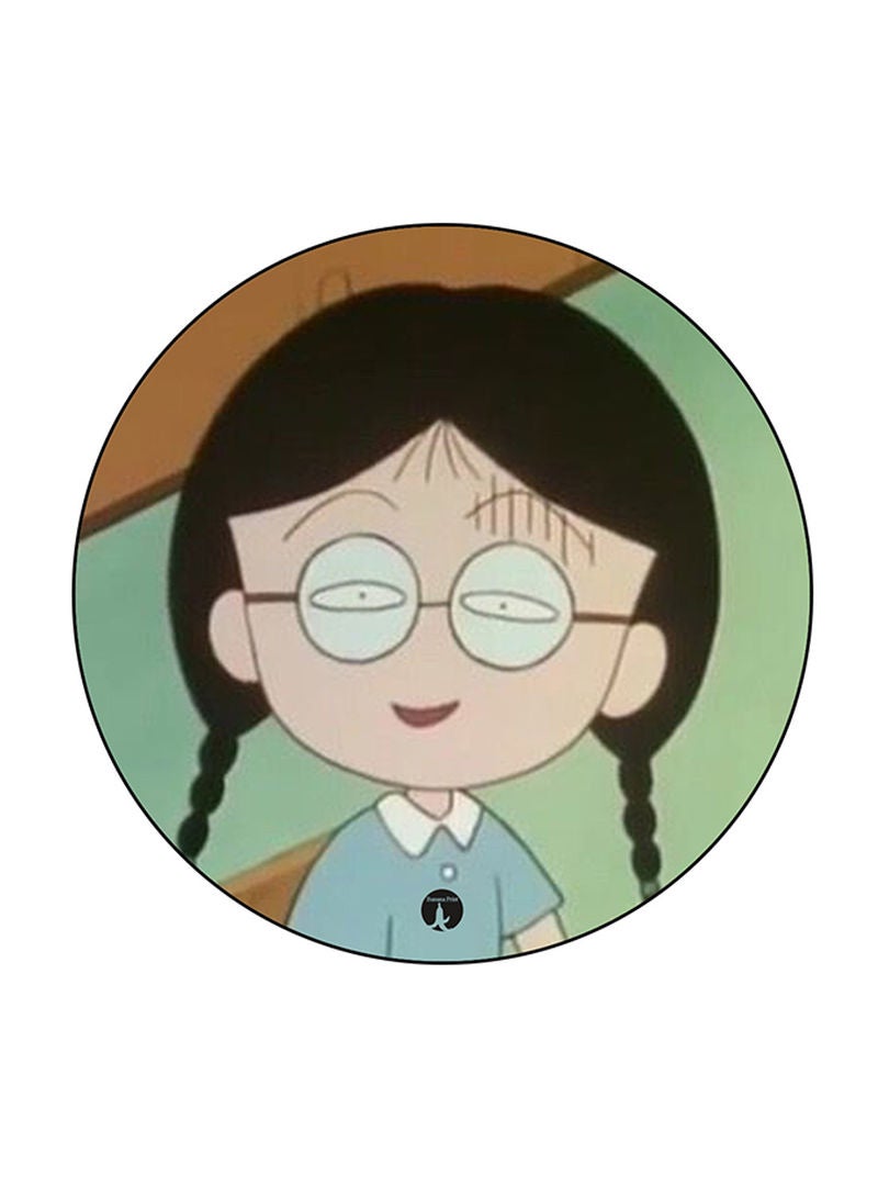 Anime Chibi Maruko Chan Printed Mouse Pad Multicolour