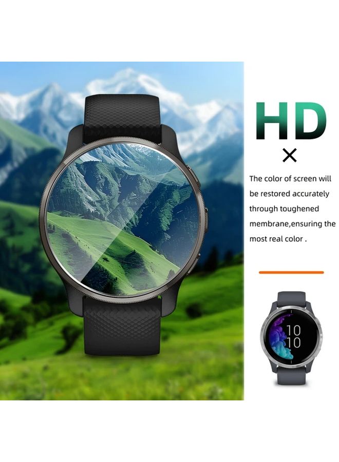 حامي شاشة من الزجاج المقوى لجهاز Garmin Venu 3 قطع مقاوم للخدوش وبصمات الأصابع - Image 5