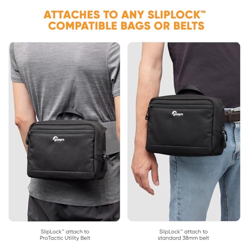 Lowepro حقيبة كاميرا Lowepro ProTactic CS 120 III، متوافقة مع حقيبة كاميرا ProTactic Backpack 350/450 III، نظام ملحقات قابل للتعديل، الأبعاد الداخلية 17 سم × 8 سم × 23 سم، ملحقات الكاميرا، حقيبة الكاميرا - Image 3