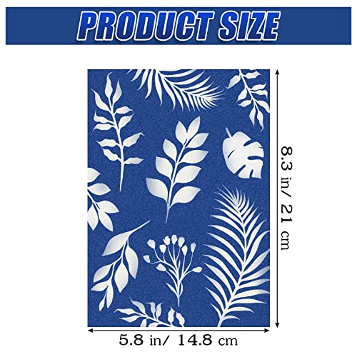 LIGHOON Sun Print Paper Kit Cyanotype Paper, 24 Sheets Cyanotype Papers with 1 Sheet Acrylic Panel, High Sensitive Nature Sun/Solar Activated Sun Printing Art Paper for Arts Crafts DIY Project - Image 2