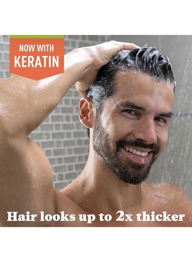 Just For Men Control GX Grey Reducing 2-in-1 Shampoo and Conditioner, Gradual Hair Color with Keratin for Stronger Thicker and Healthier Looking Hair, 4 Fl Oz - Pack of 1 (Packaging May Vary) - Image 2