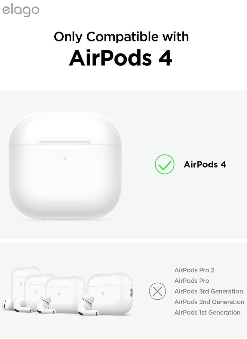 Elago - elago Silicone Hang compatible with AirPods 4 case cover (2024) with Carabiner - Light Blue - Image 1
