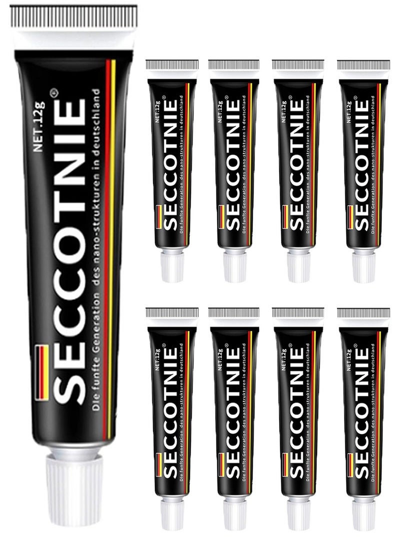 NajmStyle Strong Nail-Free glue-12g, 10 Pcs Universal Construction Wall Tile Glue，Waterproof and Moisture-Proof Glass gluesuitable for Metal Plastic, Ceramic Glass, Wood Acrylic - Image 1