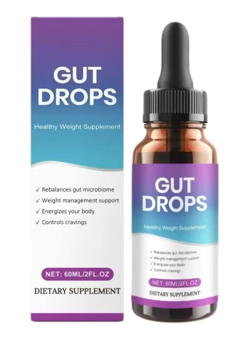 Day Wins GutDrops Supplement Liquid Droppers - Maximum Strength, All Natural Liquid Formula Support Healthy Lifestyle and Lasting Energy, GutDrops Support Reviews (1 Pack) 