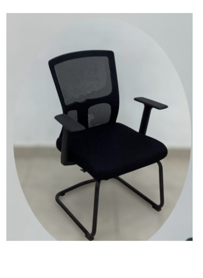 SMART HOME Ergonomic Office Chair, Folding Computer Chair, Meeting Chair, Conference and Visitor Training Chair, PU Padded Mesh Office Chair  - Image 3