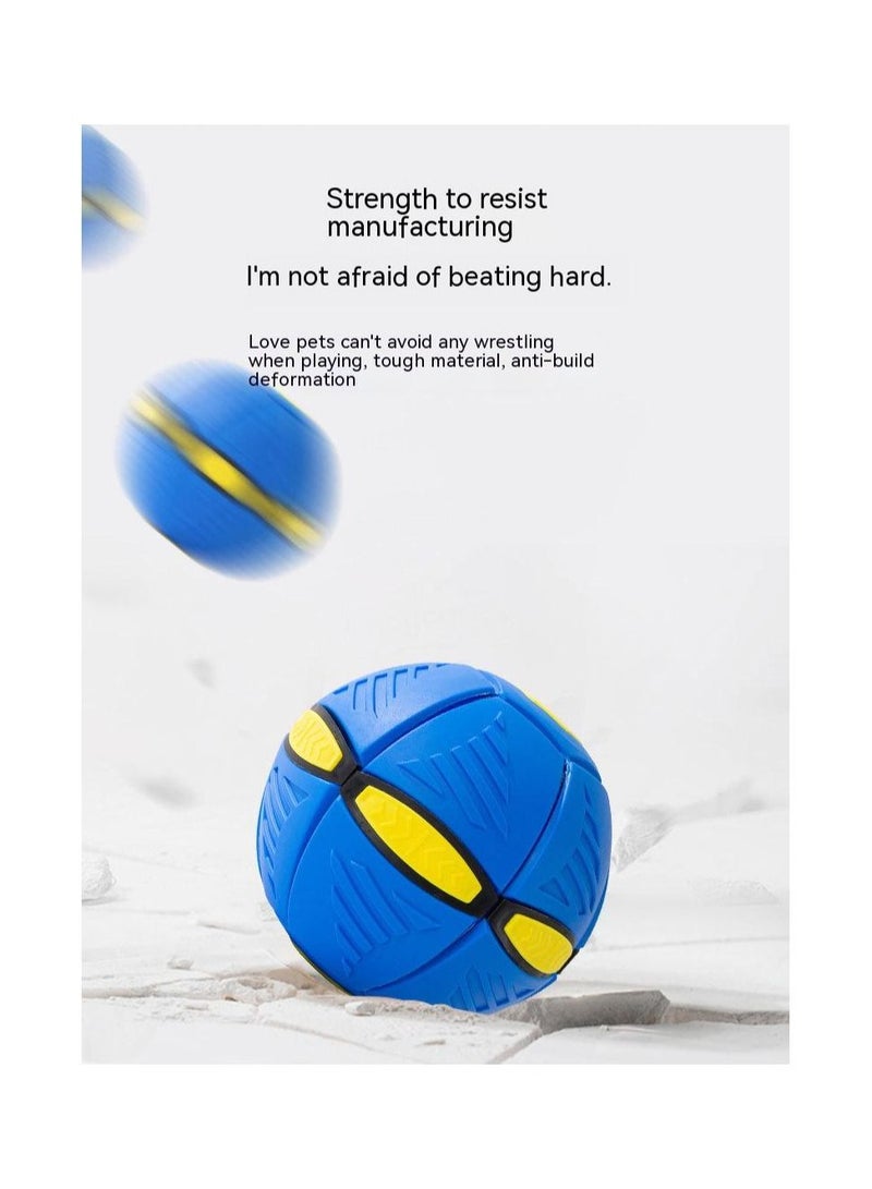 Dog toys Flying UFO Flat Throw Disc Ball With LED Light Toy Kid Outdoor Garden Basketball Game interesting Throw UFO Disc balls - Image 3