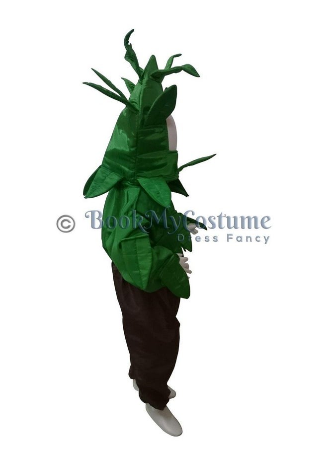 بوك ماي كوستيوم - زي تنكري لشجرة خضراء وبنية من BookMyCostume للأطفال من عمر 5 إلى 6 سنوات - Image 1