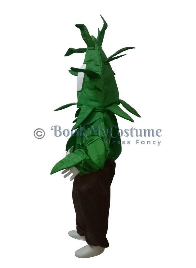 بوك ماي كوستيوم - زي تنكري لشجرة خضراء وبنية من BookMyCostume للأطفال من عمر 5 إلى 6 سنوات - Image 1