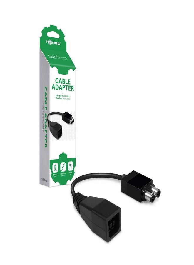Tomee - Power Cable Adapter for Xbox 360 Power Supply to Mcirosoft Xbox One (Original Model) - Black - Image 1