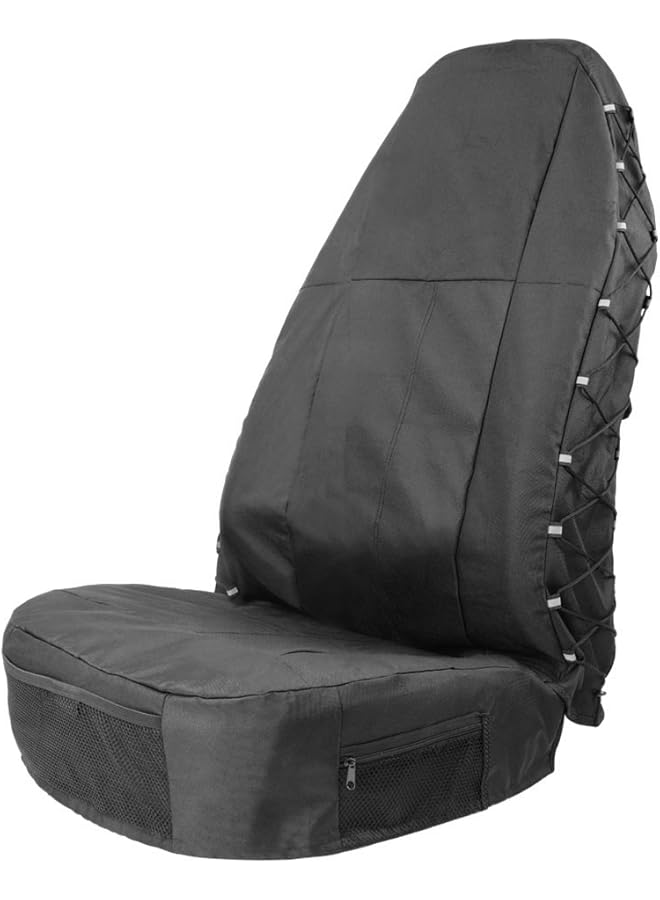 Tirol Front Car Seat Covers Waterproof Bucket Seat Cover Universal Heavy Duty High Back Seat Covers For Semi Truck, Cars, Trucks, For Jeep, Van, Suv, Pickup 1 Pack - Image 1