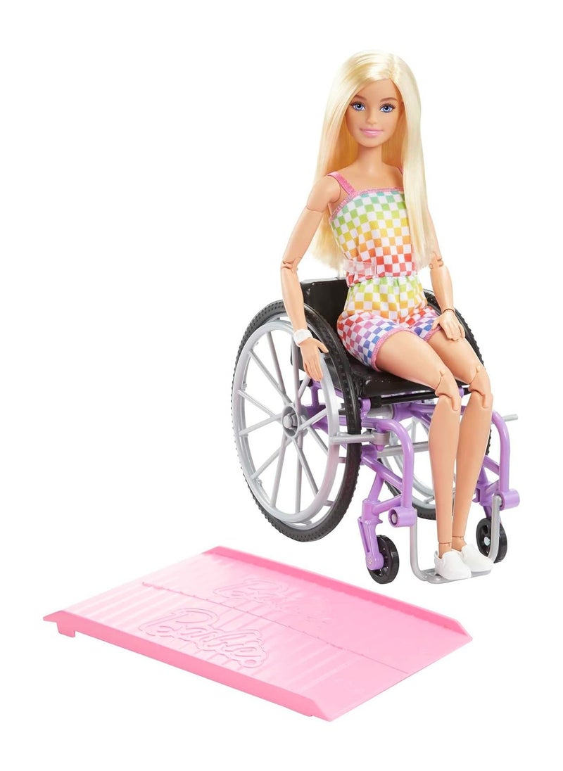 Barbie - Barbie Fashionistas Doll with Wheelchair - Image 1