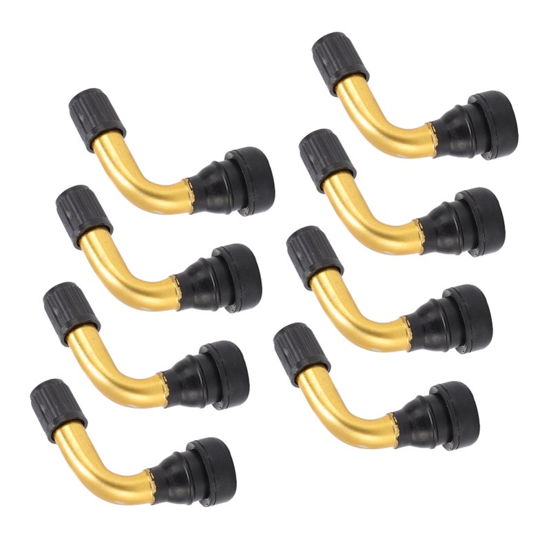 8 Pcs Valve Stem Extender 40 Degree Aluminum Alloy Angled Tire Valve Extension for Electric Scooter Vacuum Tires - Image 5