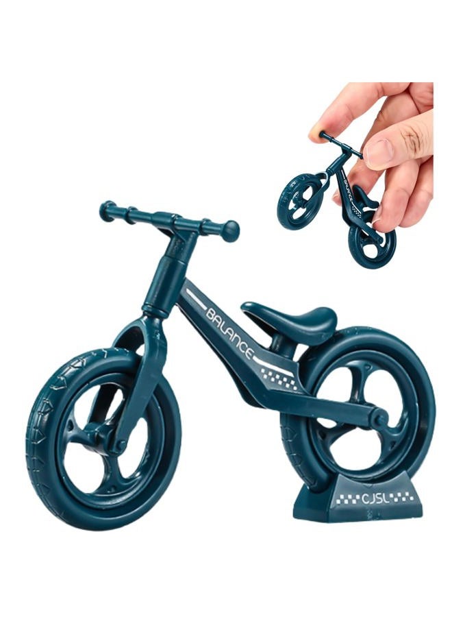 Tiosen Mini Finger Mountain Bike, Desktop Decoration Cycling Figure, Random Colour, Small Mountain Cycling Figure Finger Playing - Image 1