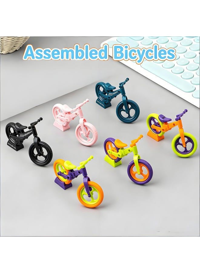 Tiosen Mini Finger Mountain Bike, Desktop Decoration Cycling Figure, Random Colour, Small Mountain Cycling Figure Finger Playing - Image 3